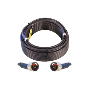 Jumper Coaxial con Cable Wilson-400 | Conector N Macho en los Extremos | 30.48 Metros (100 Pies) de Longitud