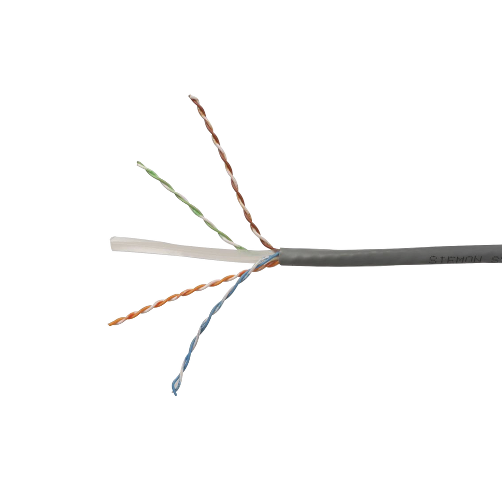 Bobina de Cable UTP Reelex, de 4 Pares, Desempe?o Cat6, PVC (CM), Color Gris, 24 AWG, 305 Metros (1000 Pies) - Imagen 3