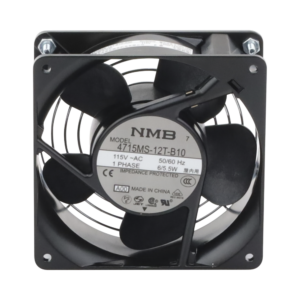 Ventilador Axial Compacto, de 4 Pulgadas, 49 CFM, 115 Vca, De Acero, Color Negro