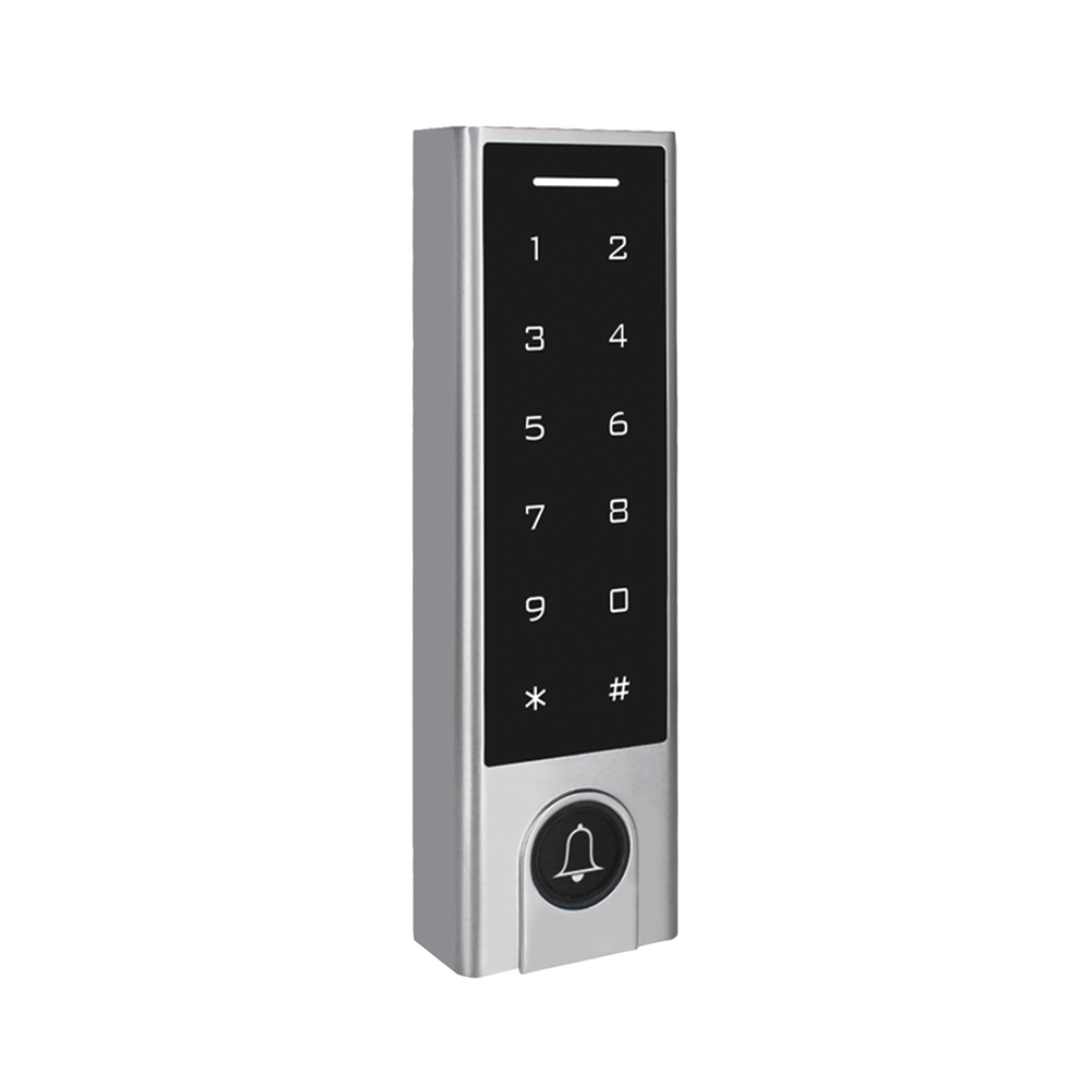 Mini Controlador de Acceso con Teclado Inalámbrico / Cuenta con Botón de Salida Inalámbrico / Soporta Tarjeta y Contraseña / Cuenta con Botón de Timbre - Imagen 2
