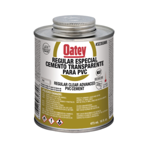 Pegamento / Cemento Claro de 473 ml para Tubo Conduit PVC Pesado.