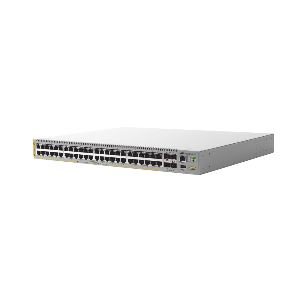 Switch PoE+ Stackeable Capa 3, 48 puertos 10/100/1000 Mbps + 4 puertos SFP+ 10 G, hasta 740 W, fuente redundante - Imagen 3