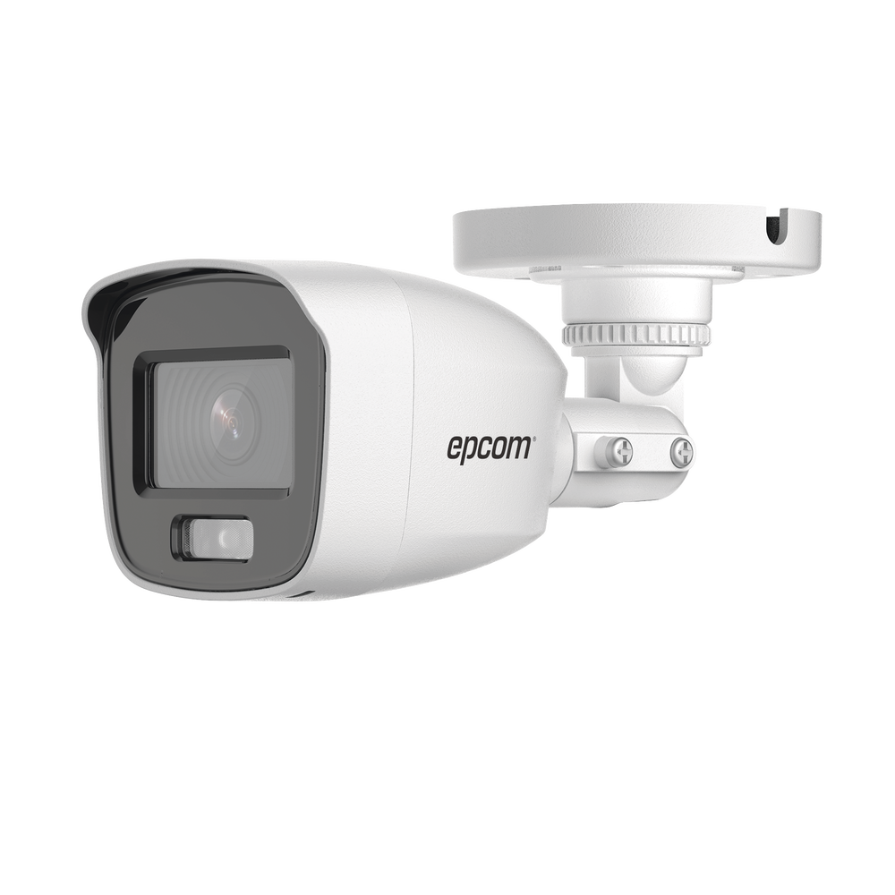 Bala TURBOHD 2 Megap??xel (1080p) / Lente 2.8 mm / ColorVu / Microfono Integrado / Imagen a Color 24/7 / Policarbonato / Luz Blanca 20 mts / Exterior IP66 / TVI-AHD-CVI-CVBS / dWDR