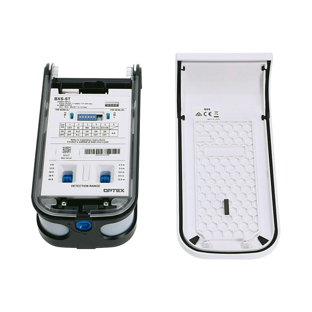Sensor de Movimiento / 24 Metros de Detección / 100% Exterior / Serie Shield de Optex / Diseño Estético y Formal / Cableado / Compatible con cualquier panel de alarma - Imagen 2