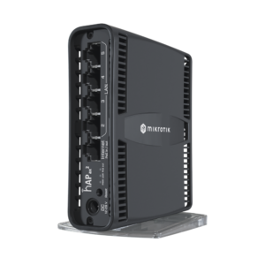 (hAP ax2) Router inalǭmbrico Wi-Fi 6 160mW de Potencia, 5 puertos gigabit, Port 1 PoE in/out