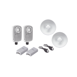 Kit de 2 radios C6X con 2 antenas de (25 dBi), rango de frecuencia extendida (5.1 a 6.4 GHz),  incluye inyector POE, cable de alimentaci??n y 2 FLEXIMOUNT-XL para alineaci??n