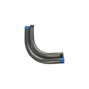 Codo Conduit Rígido de Aluminio de 2" (50.8 mm) con Recubrimiento de PVC.