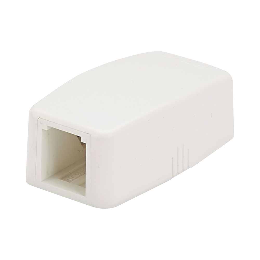Caja de Montaje en Superficie, Para 1 M?dulo Mini-Com, Color Blanco Mate