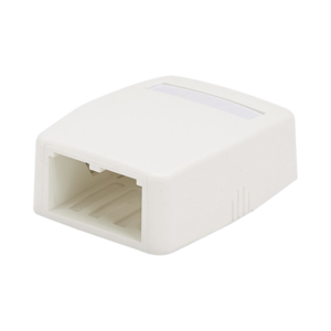 Caja de Montaje en Superficie, Para 2 M?dulos Mini-Com, Color Blanco Mate