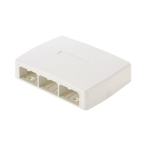 Caja de Montaje en Superficie, Para 6 M?dulos Mini-Com, Color Blanco