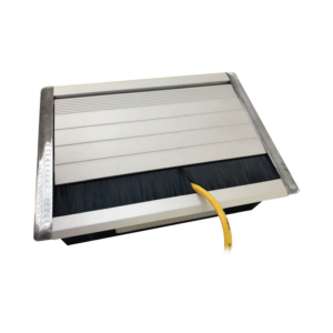 Caja Universal Vac?a de 2 M?dulos para Instalaci?n en Escritorio (Voz, Datos, Video, Contactos El?ctricos), (No Incluye Accesorios)