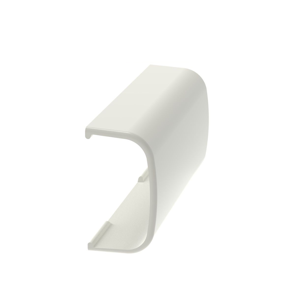 Unión recta, para uso con canaleta LD5, material ABS, Color Blanco Mate - Imagen 2