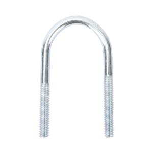 Abrazadera tipo U de 1/2", con acabado Electro Zinc, no incluye tuercas y arandelas