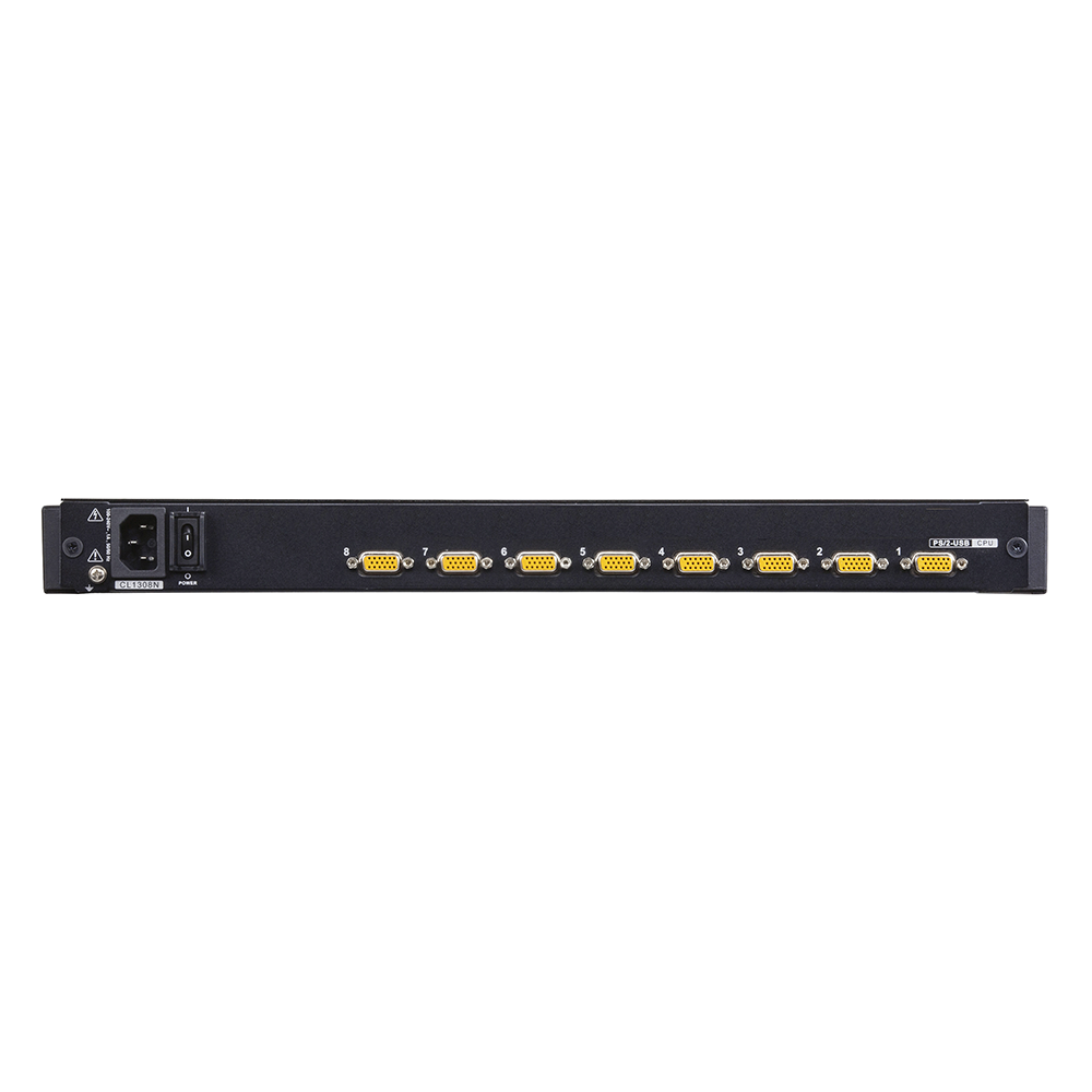 Conmutador KVM | LCD de riel ǧnico | VGA PS/2 | USB de 8 puertos - Imagen 2