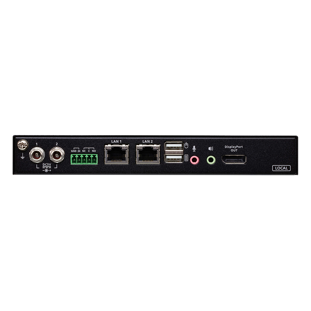 conmutador KVM a travǸs de IP | DisplayPort 4K | Puerto ǧnico con acceso compartido local/remoto - Imagen 3