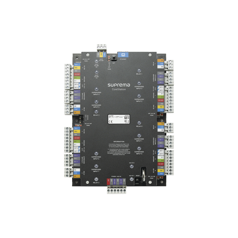 CoreStation Panel de Control de Acceso / Biometría Integrada / Compatible con Sistema de Elevadores / 200,000 Huellas / 4 Puertas - Imagen 2