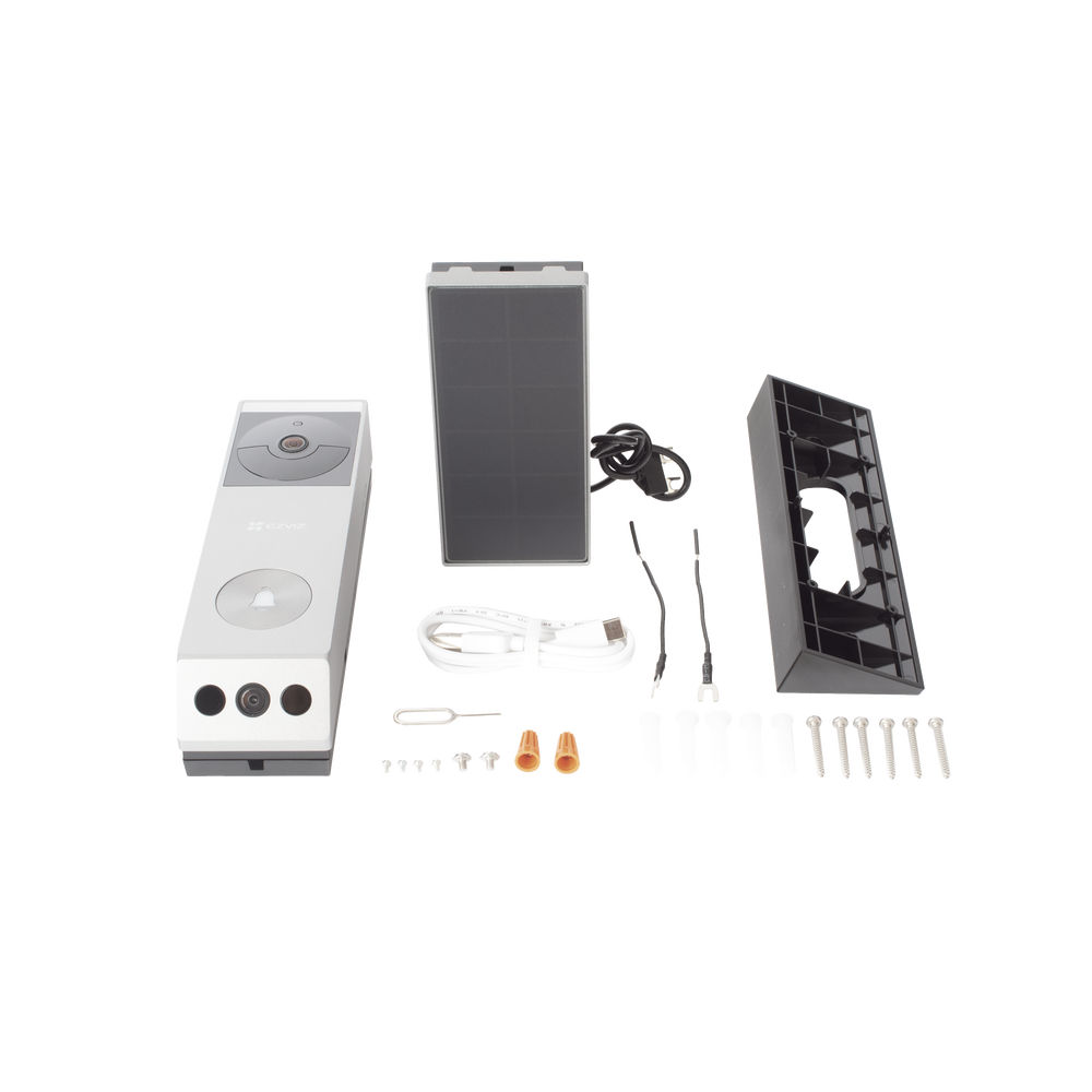 Doorbell de Bater??a Recargable con Transformador de 5Vcc o Panel Solar (Incluye Panel) / 3 megap??xel / Doble Lente / Protecci??n IP65 / Audio de Dos V??as - Imagen 10