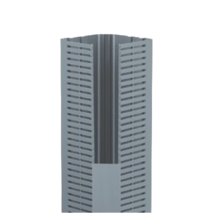 Canaleta para Cable en Esquina, 5.33" x 4.58", 6 Pies, Color Gris