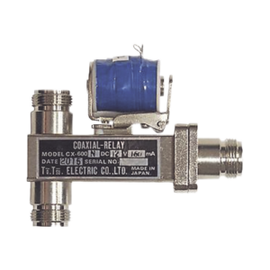 Relevador Coaxial para Antena SPDT, 10-14 Vcc (12 Vcc Nom.), 160 mA, 500 Watt a 1 GHz.