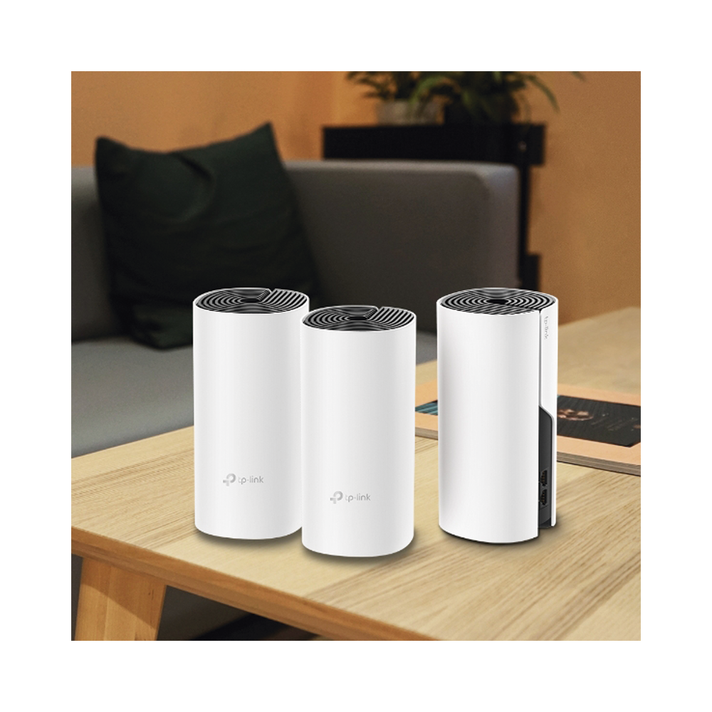 KIT 3 Routers Inalǭmbricos MESH Interior para Hogar / Doble Banda Wi-Fi 5 AC1200 Mbps / 2 Puerto Gigabit WAN/LAN / 2 Antenas Internas / Administraci??n Mediante la App Deco (iOS, Android) - Imagen 7