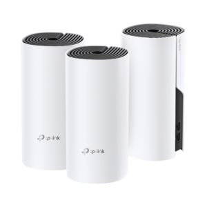 KIT 3 Routers Inalǭmbricos MESH Interior para Hogar / Doble Banda Wi-Fi 5 AC1200 Mbps / 2 Puerto Gigabit WAN/LAN / 2 Antenas Internas / Administraci??n Mediante la App Deco (iOS, Android)