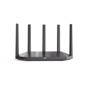 Router Inalǭmbrico / Wifi 6 / Hasta 1800 Mbps / MESH / Doble Banda AC (2.4 GHz y 5 GHz) / 4 Puertos 1000 Mbps /  5 Antenas Omnidireccional / Interior / Beamforming Optimizado /  Administraci??n Gratuita desde la Nube