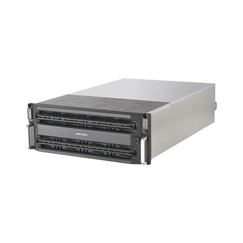 Servidor de Almacenamiento en Red / Soporta 24 Discos Duros (No incluye Discos Duros) / RAID / Graba 1024 canales IP / Doble procesador