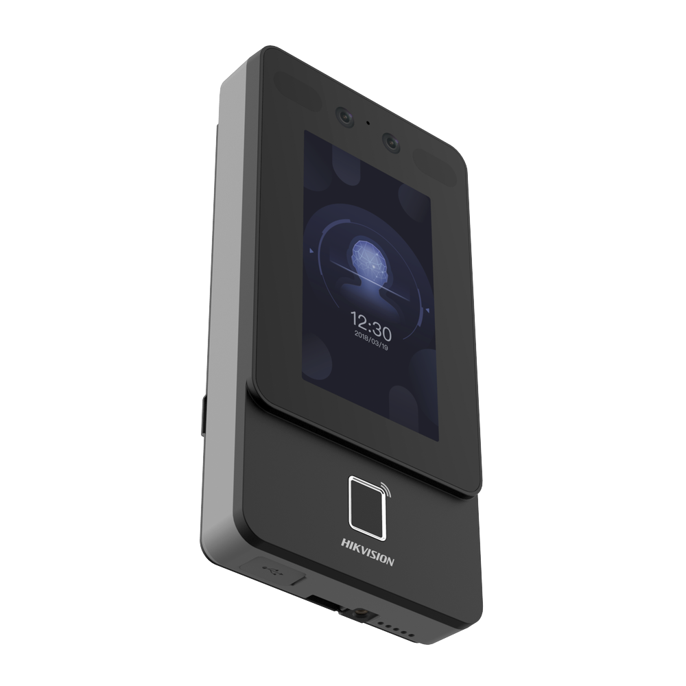 Terminal Min Moe PoE & WiFi de Reconocimiento Facial y Huella con Lector PROX EM / Exterior IP65 / Hasta 1.5 mts en Lectura de Rostro / Soporta P2P / 1,500 Rostros / 3,000 Huellas / Salida 12 Vcd para Chapa / PoE / SIP Estandar / HIK-IA - Imagen 2