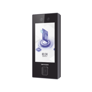 Terminal Facial Min Moe con LECTOR DE QRs FISICO Ultra Rápido  y Tarjetas MIFARE / 3000 Rostros / Pantalla 4.5" / Administrable en la Nube con HikConnect Teams  / Exterior IP65  / PoE / WiFi / HIK-IA / SIP Estandar