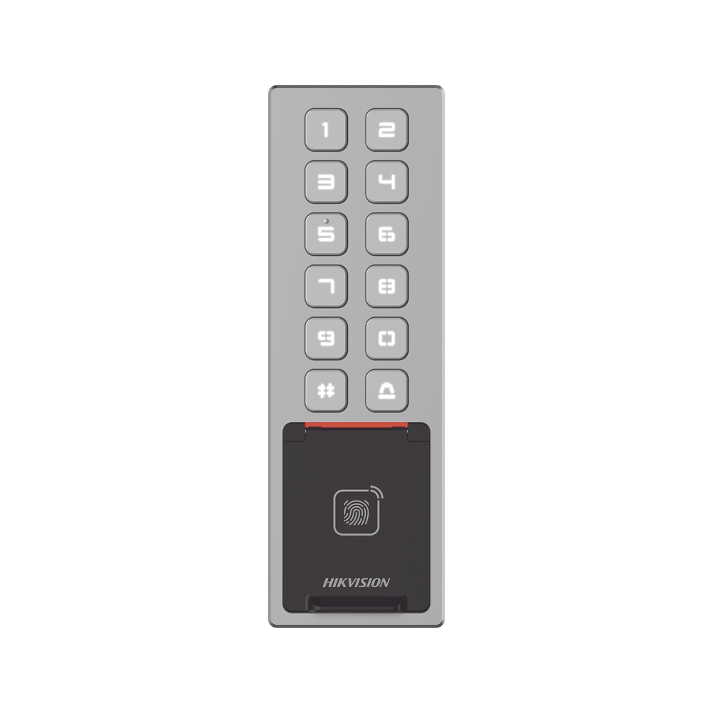 Teclado Exterior WiFi Antivandálico IP65 & IK08 / Administrable en la Nube / Alta y Baja de Passwords Remotamente con Horarios / Acceso por PIN, Tarjeta MIFARE, Huella y Tarjeta Virtual Bluetooth