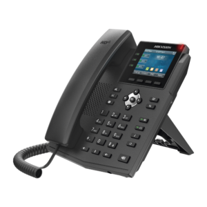 TelǸfono IP Wi-Fi 2.4 GHz, 6 lineas SIP con pantalla LCD a color, puertos Gigabit, IPv6, Opus y conferencia de 3 v??as, PoE/DC