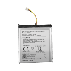 Batería de Respaldo para Panel de Alarma Hikvision / 4520 mAh / Compatible con Paneles AX PRO - AX HUB - Hibrido Versión 1 (DS-PHA64-W4P) y Repetidor AX PRO  DS-PR1-WB