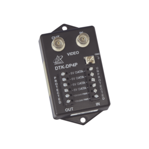 Protector para alimentaci??n, datos y video para cǭmara PTZ de 12 Vcc-24 Vca, conector BNC y terminal