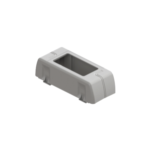 Porta equipamiento linea X rectangular para canaleta DX10000.00