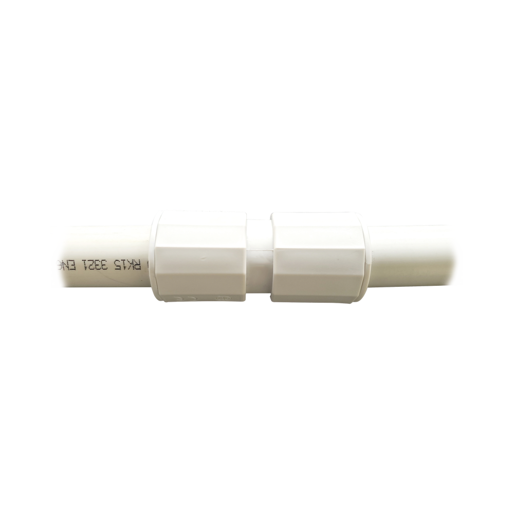 Manguito / Cople Morbidx IP67 libre de halógenos para unir tubería rígida de 20 mm (3/4) permite una instalación hermética no necesita pegamento - Imagen 2
