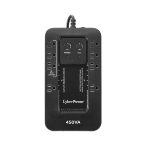UPS de 450 VA/260 W, Topolog??a Standby con Modo Ahorrador ECO, Entrada 120 Vca NEMA 5-15P, Con 8 Tomas NEMA 5-15R