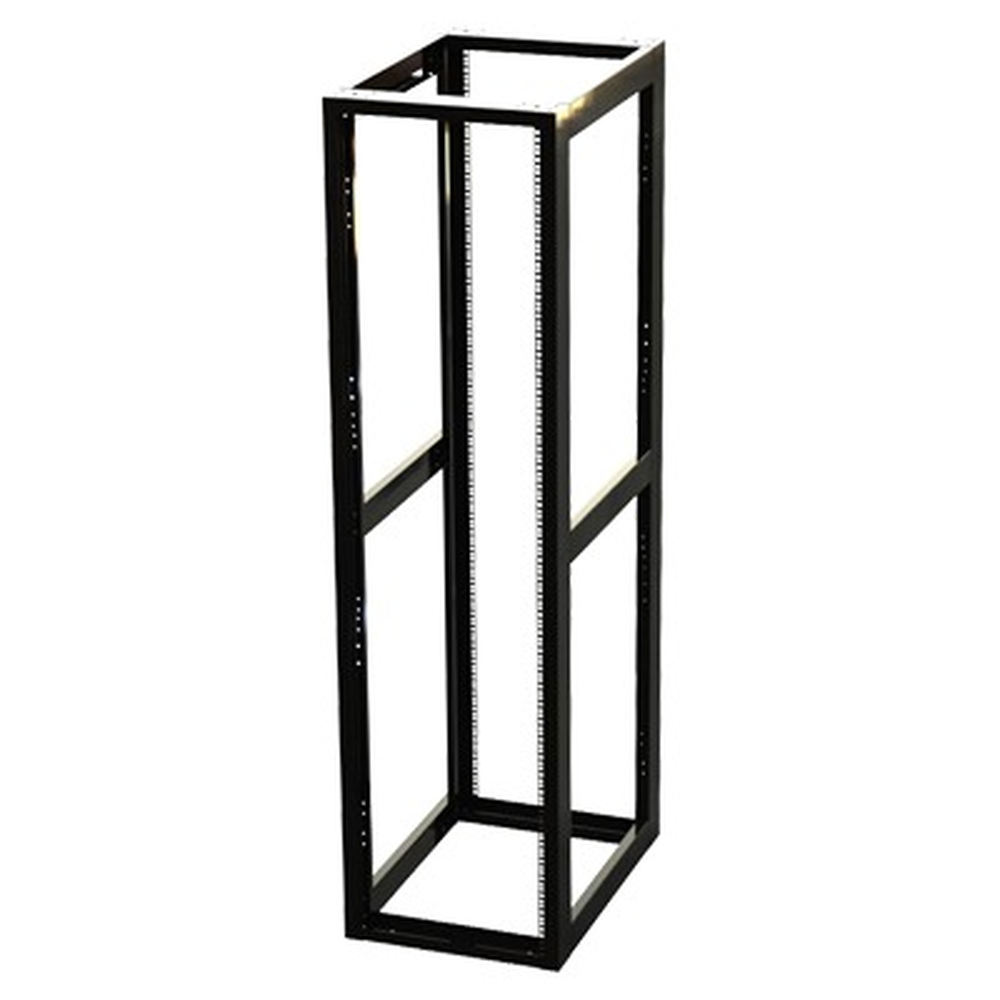 Rack Estǭndar 19" de 4 Postes, Acero, 45 Unidades, Profundidad Ajustable.