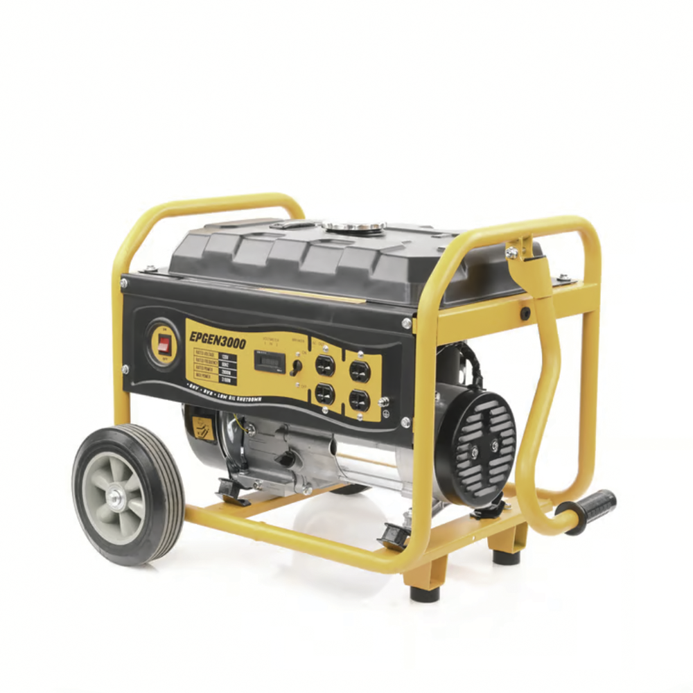 Generador a Gasolina / Planta de Emergencia 3kW (7HP), 110Vca, Encendido de Jal??n, Jaula con Ruedas para Fǭcil Traslado - Imagen 3