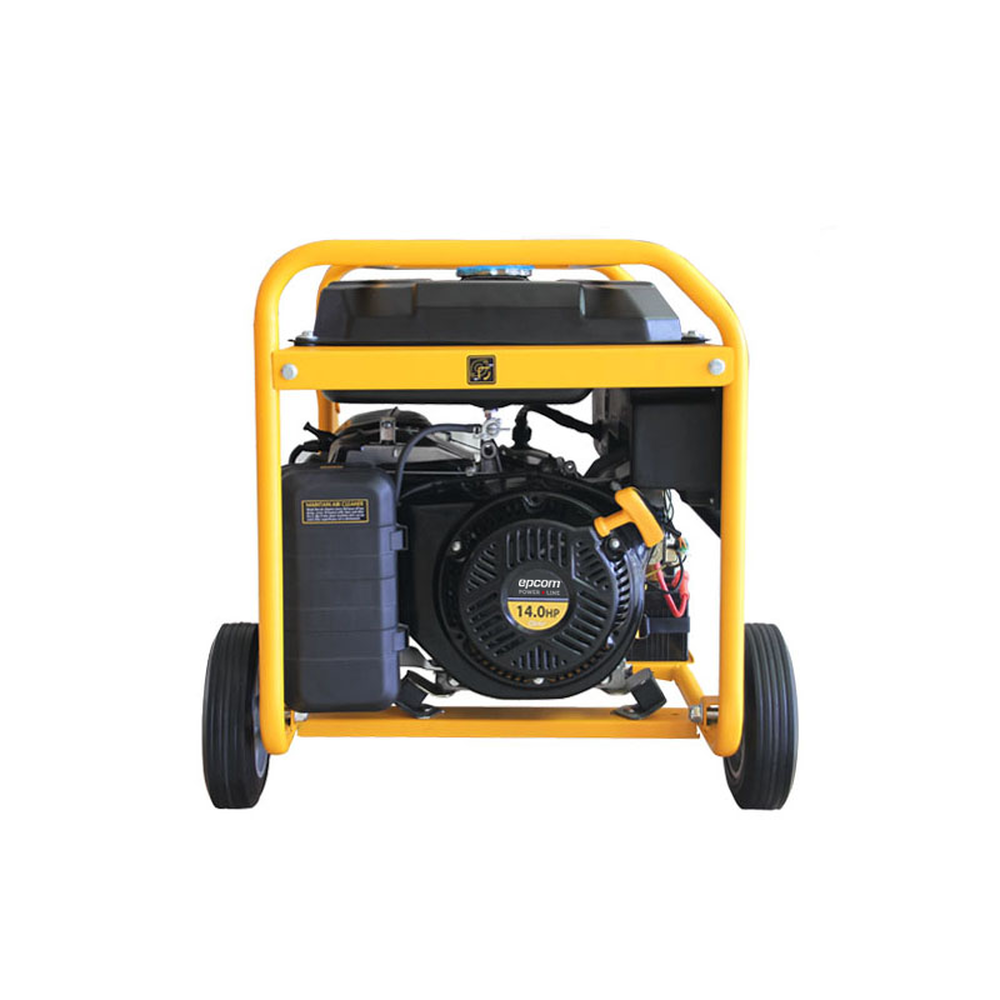Generador a Gasolina / Planta de Emergencia de 6.5KW, 220Vac 2 Fases, Jaula con Ruedas para Fǭcil Traslado y Encendido Electr??nico - Imagen 2