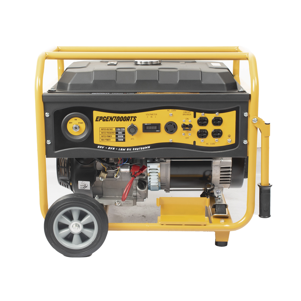 Generador a Gasolina / Planta de Emergencia con Encendido Automǭtico, 6.5KW, 220Vac 2 Fases, Jaula con Ruedas para Fǭcil Traslado - Imagen 5