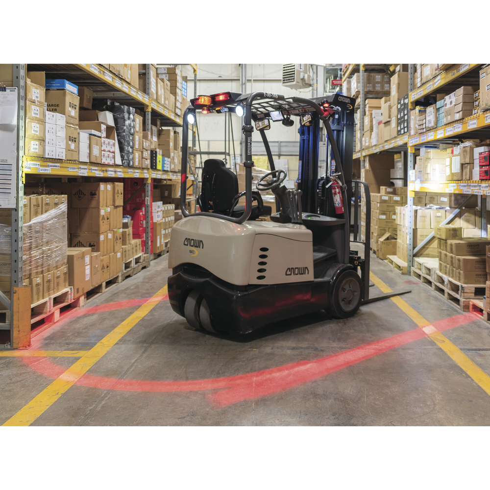 Luz LED de línea roja para limitación de zonas de trabajo en montacargas y vehiculos - Imagen 7