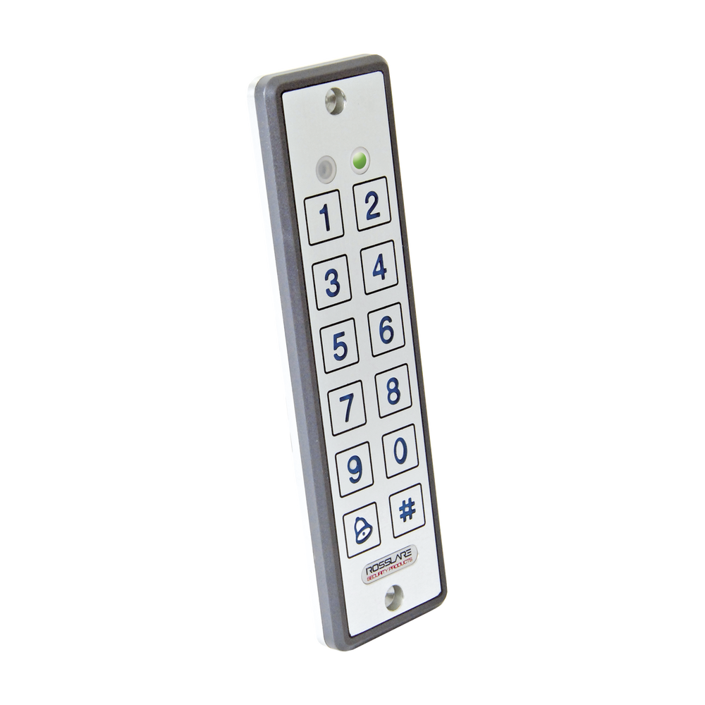 Lector ultra delgado de proximidad con teclado, capacidad de lectura de tarjetas de proximidad de 125 Khz (tipo EM y HID)
