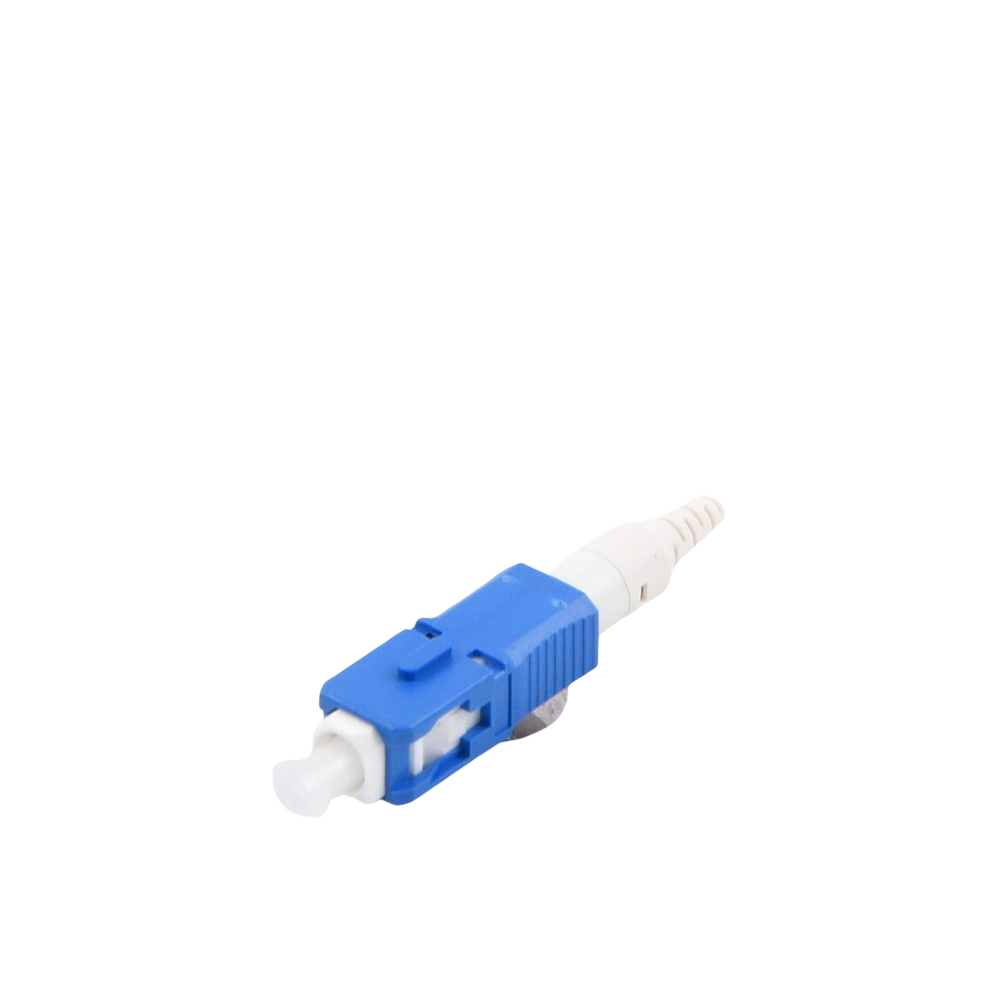 Conector de Fibra ?ptica Pre-Pulido LightBow SC/UPC Simplex, Monomodo OS1/OS2, Re-Terminable, Color Azul - Imagen 2