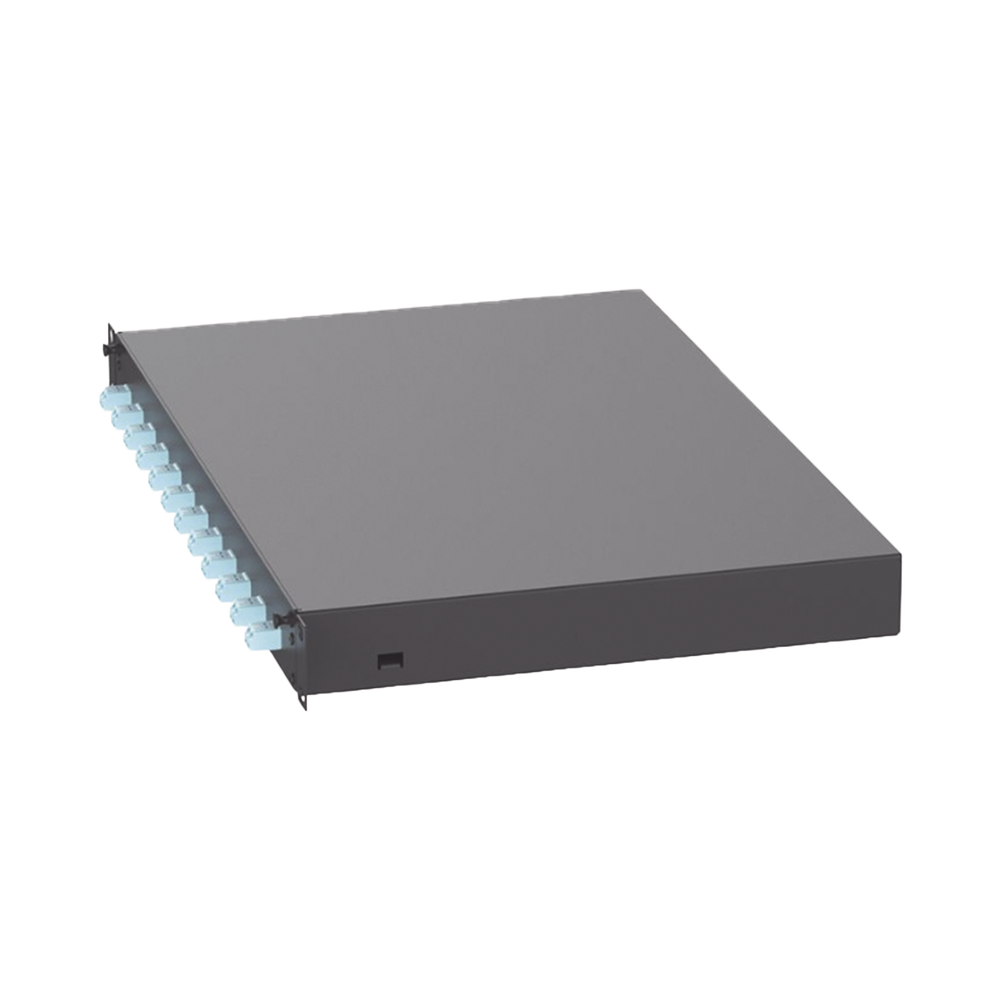Distribuidor de Fibra ?ptica, Con 12 Conectores LC Duplex (24 Fibras), Para Fibra Multimodo OM3/OM4, 1 UR - Imagen 2