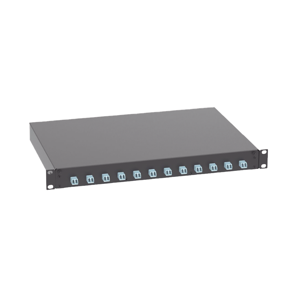 Distribuidor de Fibra ?ptica, Con 12 Conectores LC Duplex (24 Fibras), Para Fibra Multimodo OM3/OM4, 1 UR - Imagen 4