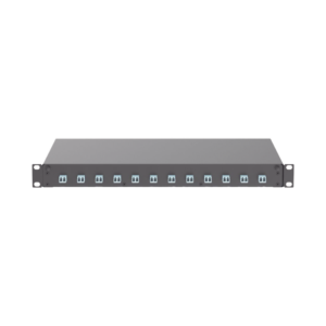 Distribuidor de Fibra ?ptica, Con 12 Conectores LC Duplex (24 Fibras), Para Fibra Multimodo OM3/OM4, 1 UR