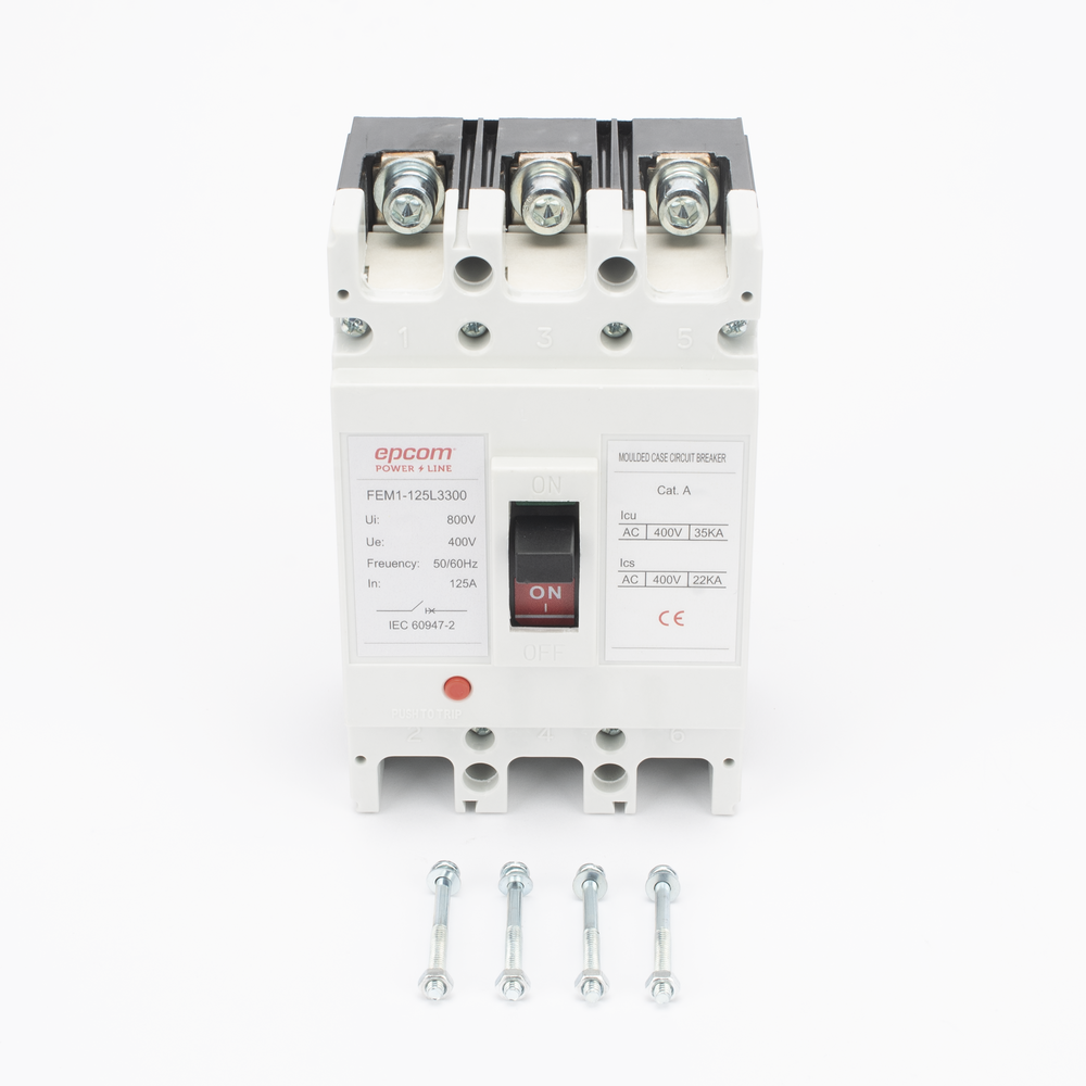 Protección Térmica/ Interruptor 3P, 100A, Corriente Alterna 690 V CA Trifásica. - Imagen 6