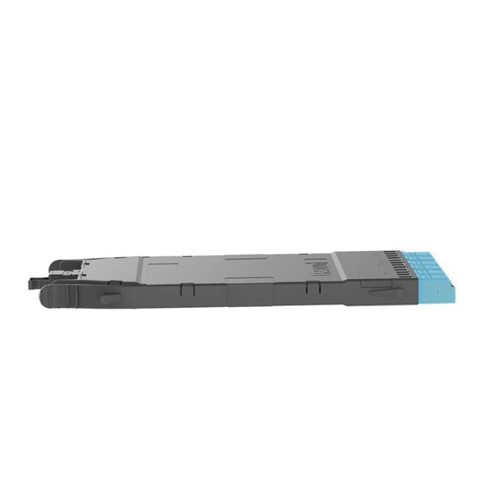 Cassette HD Flex Para 12 Fibras Multimodo OM4, de MPO a 6 Conectores LC Duplex, Color Aqua - Imagen 4