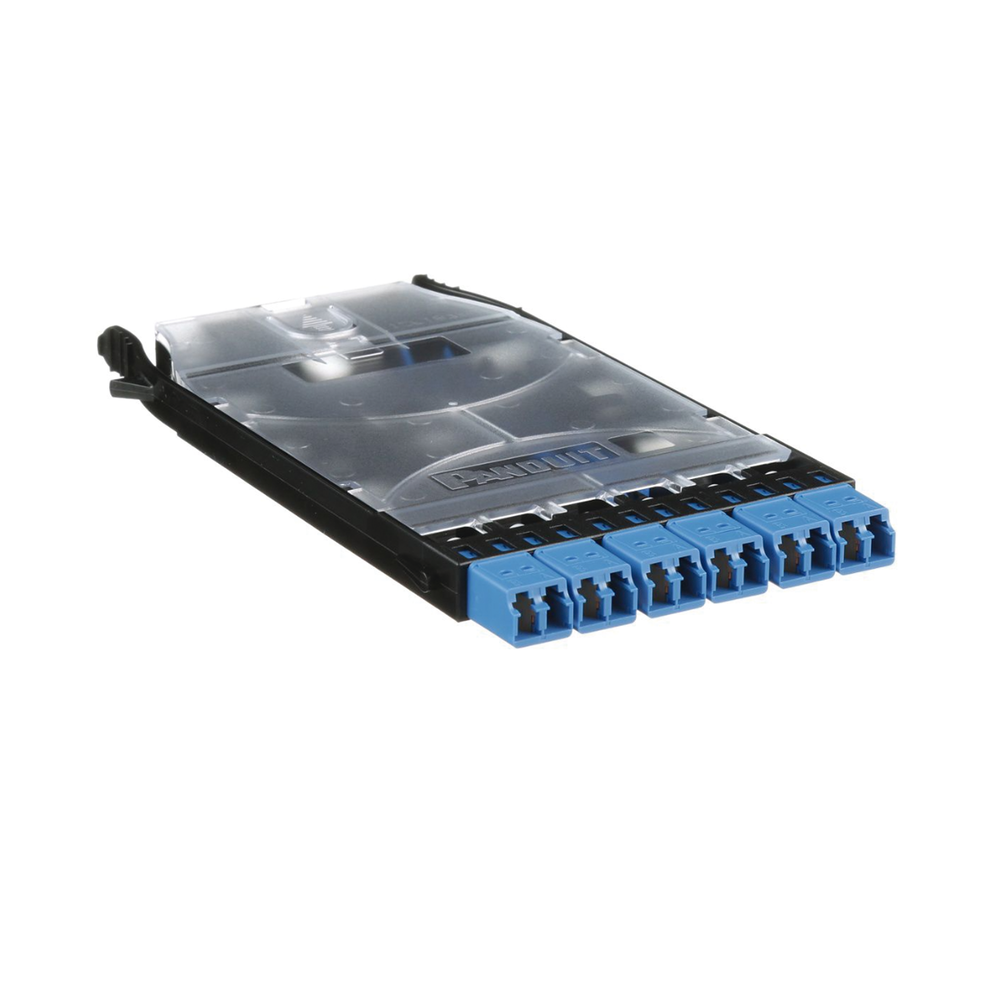 Cassette HD Flex? Con 6 Puertos LC Duplex (12 Fibras), Para Fibra Monomodo OS2, Color Azul - Imagen 2