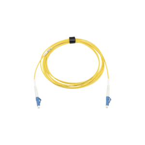 Jumper de Fibra ?ptica Monomodo (OS2), XGLO, Riser, LC/UPC-LC/UPC Simplex, ONFR, Color Amarillo, 3 Metros (9.84 Pies)